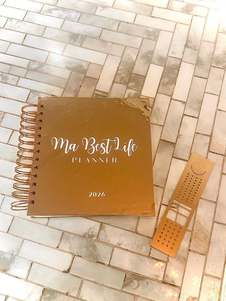 PRECOMMANDE PLANNER MA BEST LIFE 2026 +  STYLO & MARQUE-PAGES - livraison décembre