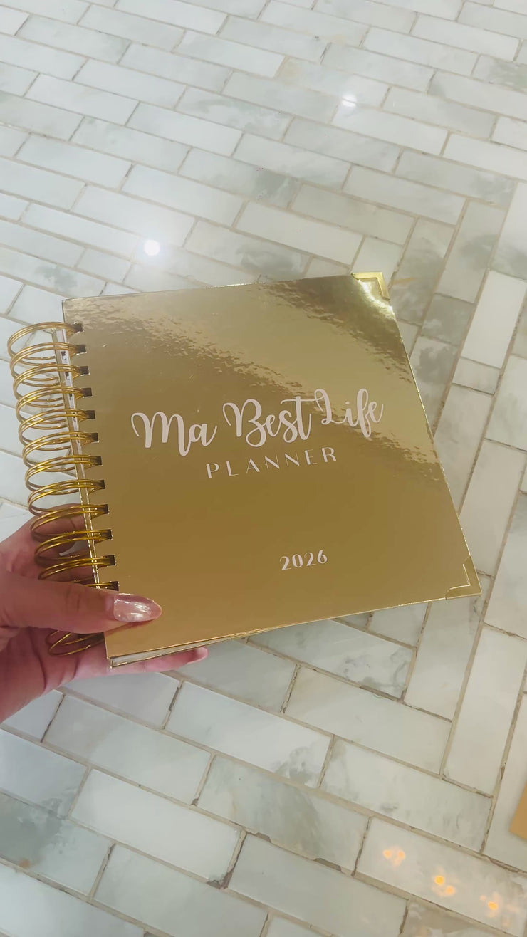 PRECOMMANDE PLANNER MA BEST LIFE 2026 +  STYLO & MARQUE-PAGES - livraison décembre